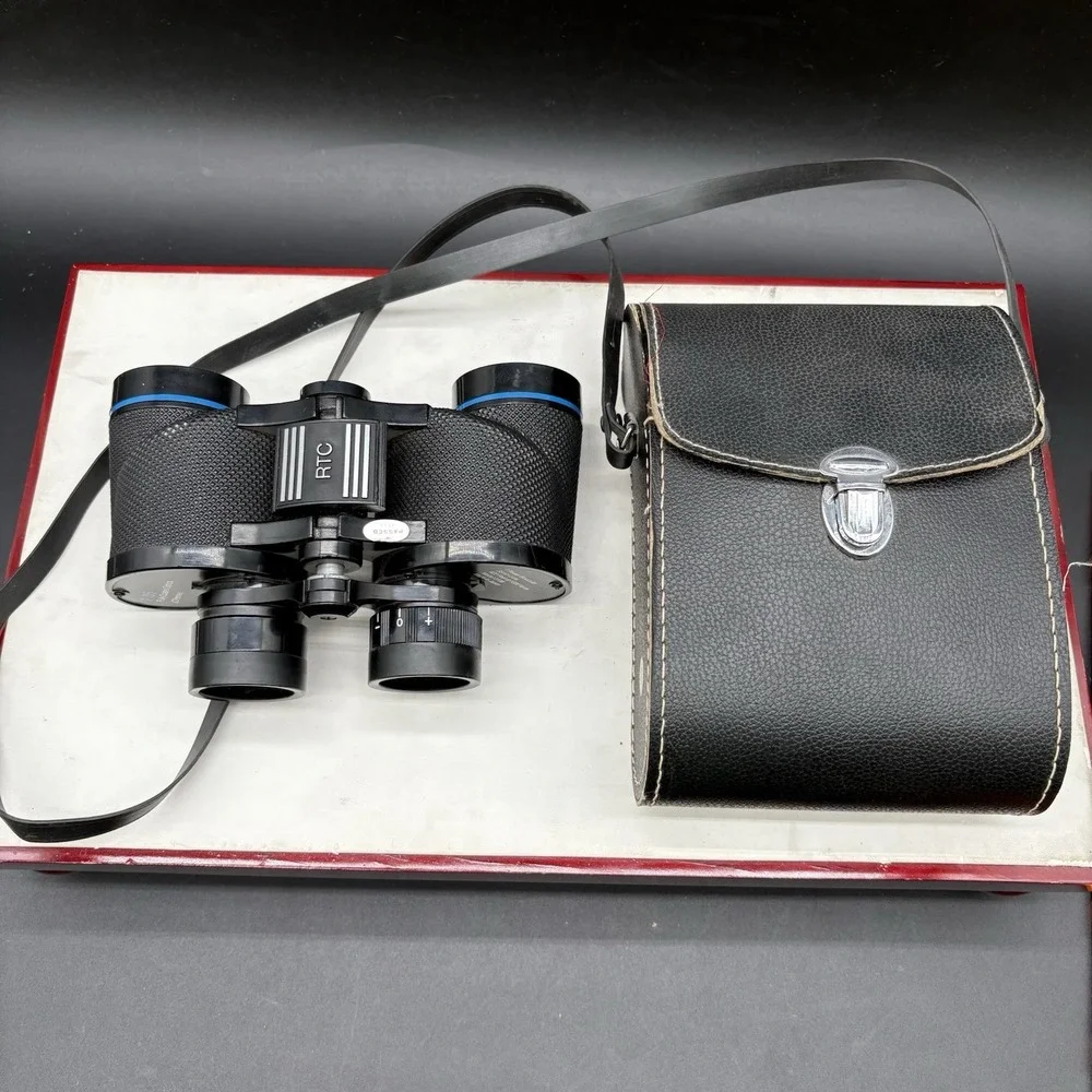 RTC JCPenney 7x35 Binoculars Fully Coated Optics Japan w/ Case Strap Tested